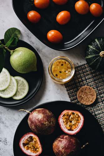 food fruits in dish plant